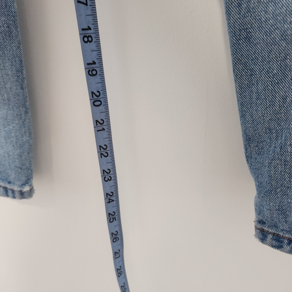 Vintage Bill Blass Petite Heavy Disstressed Denim Jeans 100% Cotton - Picture 3 of 8